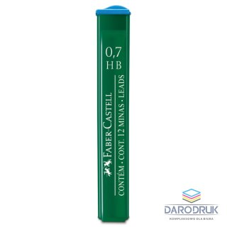 Faber Castell Wkład do ołówka (grafit) HB 0,7mm Faber Castell (FC521700)