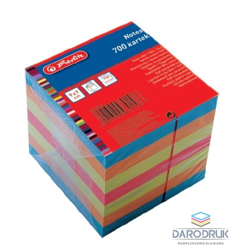 Herlitz Kostka papierowa 9930157 mix [mm:] 90x90x 90 Herlitz (300023302)