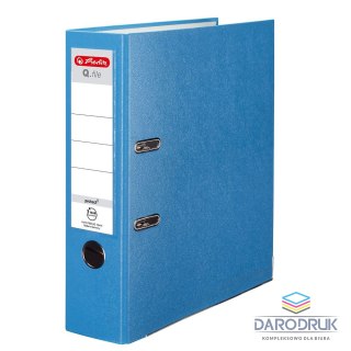 Herlitz Segregator dźwigniowy Q. file Standard 0011178936 A4 80mm niebieski jasny Herlitz (300023548)