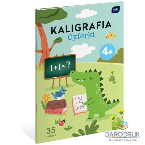 Interdruk Kolorowanka cyfry+zadania Interdruk
