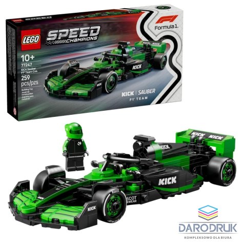 Lego Klocki konstrukcyjne Speed Champions Bolid F1® KICK Sauber Team C44 Lego (77247)