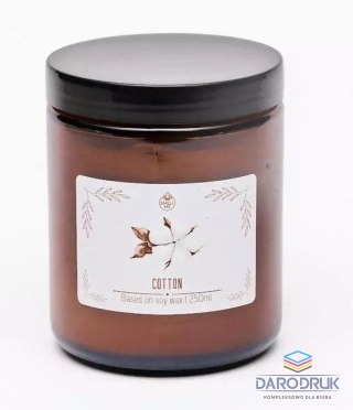 Pavoncella Świeczka ozdobna Smell me Cotton 250ml Pavoncella (5906492907399)