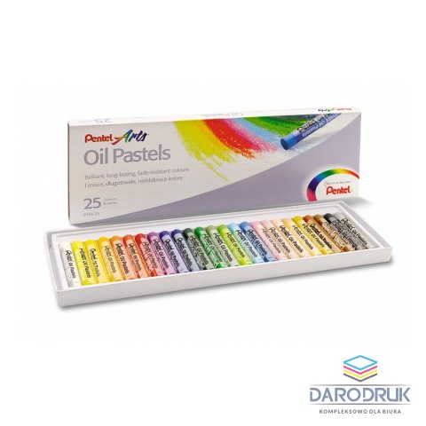 Pentel Pastele olejne 25 kol. Pentel
