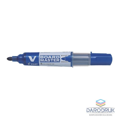 Pilot Marker suchościeralny V Board Master wkład niebieski 2,3mm okrągła końcówka Pilot (WBMA-VBM-M-L-BG)