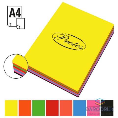 Protos Wkład papierowy A4 techniczny kolor 200k. Protos