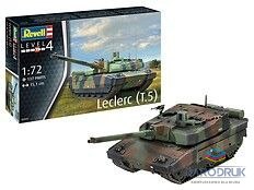 Revell Model do sklejania Legendarny czołg Leclerc T5 francuskiego producenta Nexter dla zaawansowanych modelarzy Revell (03341)