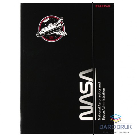 Starpak Teczka kartonowa na gumkę Nasa A4 mix Starpak (559721)