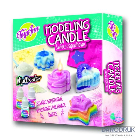 Stnux Zestaw kreatywny dla dzieci Modeling Candle pozwala na stworzenie własnych pachnących Stnux (STN6345)