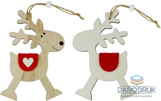 Titanum Ozdoba drewniana Craft-Fun Series Zawieszka renifer Titanum (SDGJ-331)