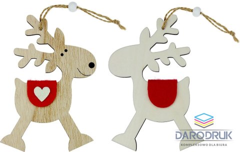 Titanum Ozdoba drewniana Craft-Fun Series Zawieszka renifer Titanum (SDGJ-331)