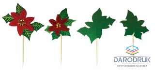 Titanum Ozdoba na piku Craft-Fun Series papierowa poinsecje xmass Titanum (4832)