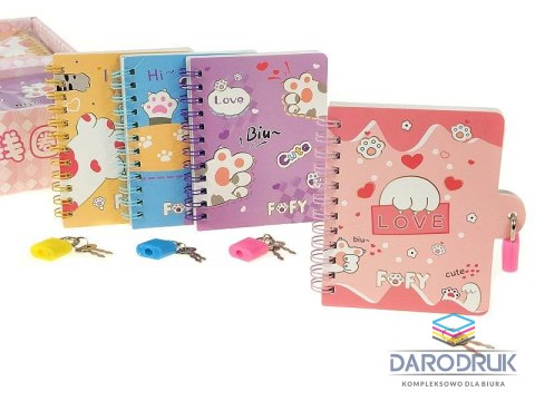 Adar Notes (notatnik) z kłódką linia [mm:] 110x90 Adar (628625)
