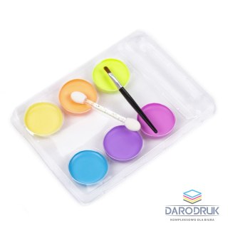 Derform Farba do malowania twarzy kidea Pastel 6 kolor. Derform (FDTP6KA)
