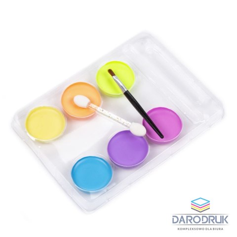 Derform Farba do malowania twarzy kidea Pastel 6 kolor. Derform (FDTP6KA)