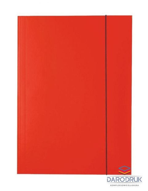 Esselte Teczka kartonowa na gumkę A4 czerwony 400g Esselte (13436)