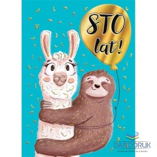 Henry Kartka składana B6 Karnet B6 LAMA Z LENIWCEM Henry (5905701483730)