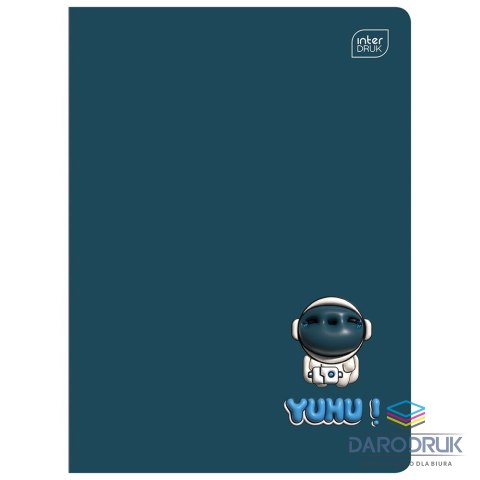 Interdruk Zeszyt A5 YUHU KOL3= 32k. 70g linia kolor Interdruk