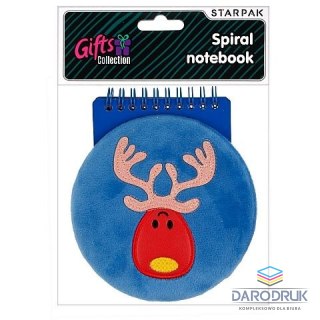 Starpak Kołozeszyt (kołonotatnik) notes na spirali renifer Starpak (433127)