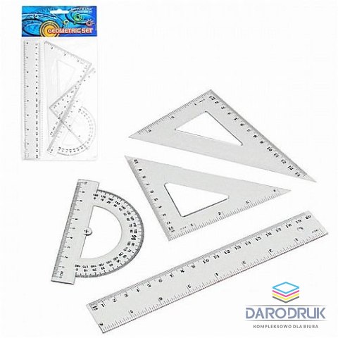 Starpak Komplet geometryczny 20 cm 4 el. Starpak (174931)