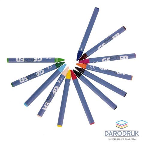 Starpak Kredki świecowe Pad 12 kol. Starpak (559672)