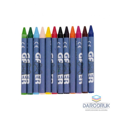Starpak Kredki świecowe Pad 12 kol. Starpak (559672)