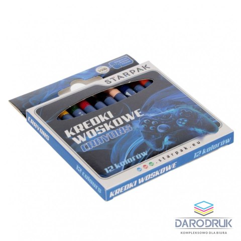 Starpak Kredki świecowe Pad 12 kol. Starpak (559672)