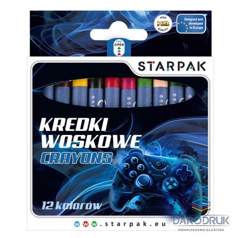 Starpak Kredki świecowe Pad 12 kol. Starpak (559672)