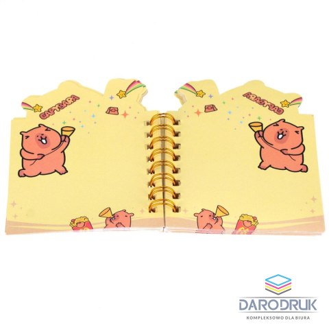 Starpak Notes (notatnik) A7 Kapibara 50k. Starpak (562602)
