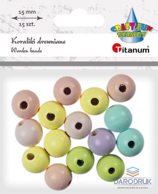 Titanum Ozdoba drewniana Craft-Fun Series koraliki Titanum (22TH401-1)