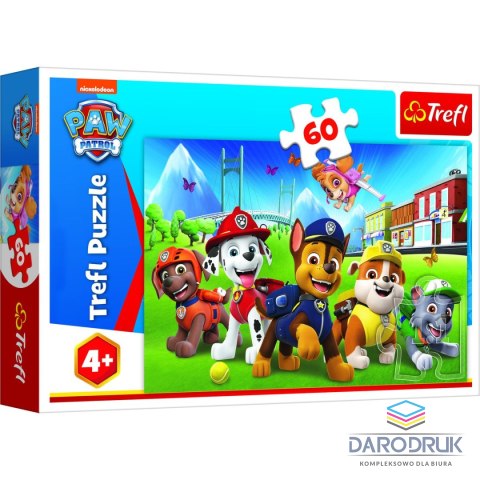 Trefl Puzzle Paw Patrol 60 el. Trefl (17375)
