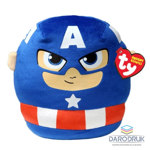 Ty Pluszak Squishy Beanies Marvel Kapitan Ameryka [mm:] 220 Ty (TY39257)