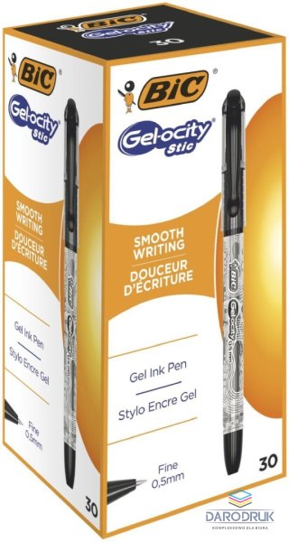 Bic Długopis żelowy GEL_OCITY wkład czarny 0,5mm Bic (1010266)