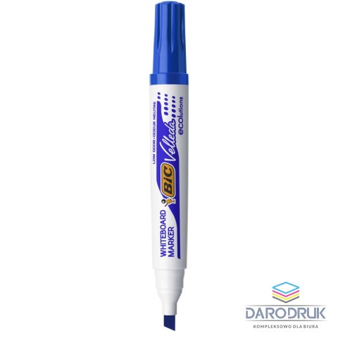 Bic Marker suchościeralny Velleda Ecolutions 1751 wkład niebieski 3,7-5,5mm ścięta końcówka Bic (904947)