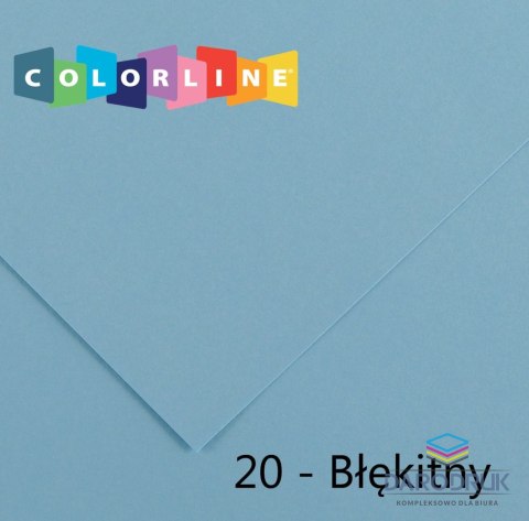 Canson Brystol Colorline 20 błękitny 150g 10k [mm:] 500x650 Canson (200041396)