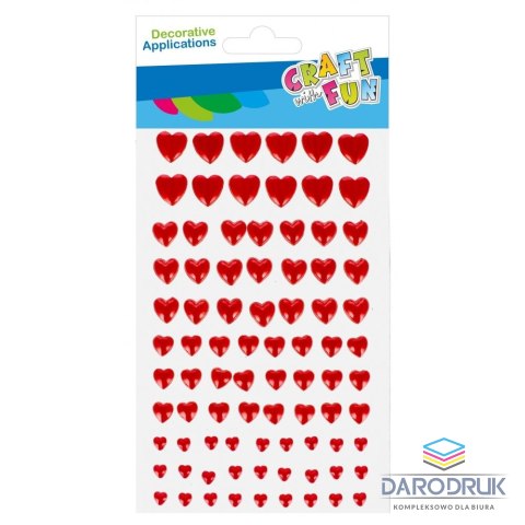 Craft with Fun Kryształki czerwone Craft with Fun (531849)