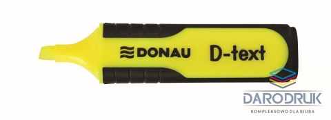 Donau Zakreślacz D-Text wkład żółty 1,0-5,0mm Donau (7358001PL-11)
