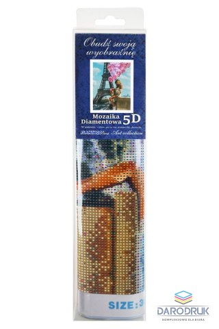 Flamingo Line Zestaw kreatywny Diamentowa mozaika 30x40cm Wieża Eiffla Flamingo Line (TSGK74715)