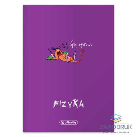 Herlitz Zeszyt A5 Fizyka Eco PP 9500080 60k. 70g kratka Herlitz (400198103)