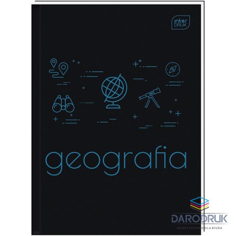 Interdruk Brulion A5 GEOGRAFIA 80k. 70g krata Interdruk