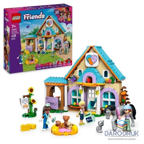 Lego Klocki konstrukcyjne Friends koń i lecznica dla zwierząt Lego (42651)