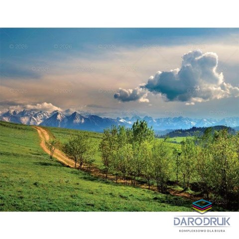 Lucrum Kalendarz ścienny PEJZAŻE POLSKIE 13-planszowe 320mm x 470mm Lucrum (RW01)