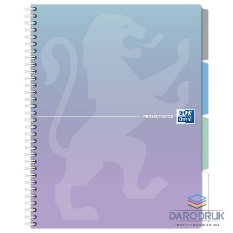 Oxford Notes (notatnik) A4 pastel 80k. krata Oxford (400182938)