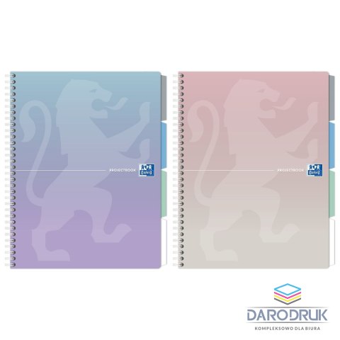 Oxford Notes (notatnik) A4 pastel 80k. krata Oxford (400182938)