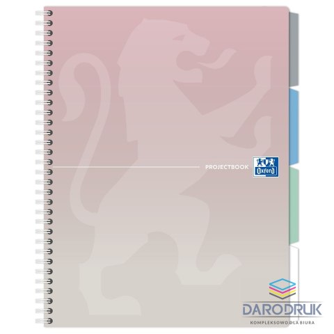 Oxford Notes (notatnik) A4 pastel 80k. krata Oxford (400182938)