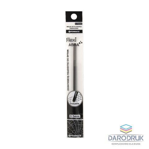 Penmate Wkład do długopisu wymazywalny Flexi Abra wkład czarny 0,5mm Penmate (TT7279)