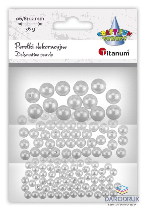 Titanum Perełki Craft-Fun Series białe Titanum (BR239952)