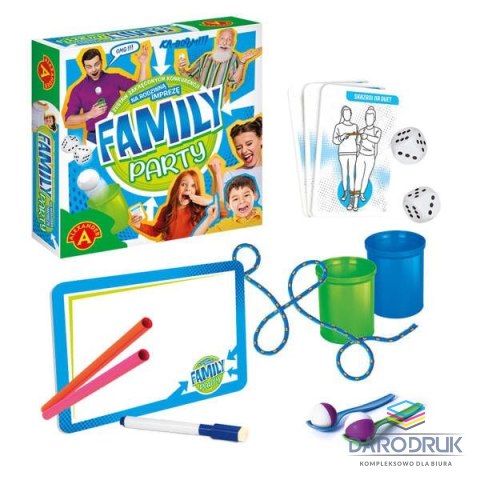 Alexander Gra edukacyjna FAMILY PARTY/ ZESTAW GIER Alexander