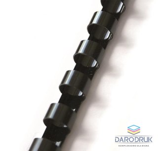 Argo Grzbiety do bindowania 22 mm czarne