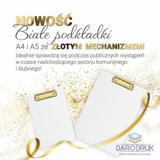 Biurfol Deska z klipem (podkład do pisania) A4 biały Biurfol (KHG-01-10)