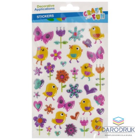 Craft With Fun Naklejka (nalepka) kurczak Craft With Fun (555455)